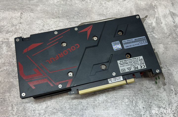 Видеокарта ColorFull 1660 Super 6Gb в идеале