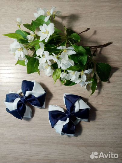 Бантики школьные ручной работы