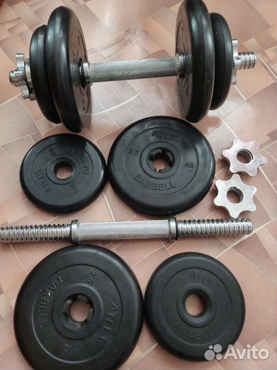 Гантели разборные