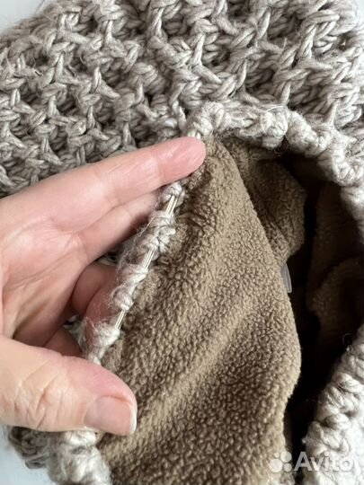 Комплект шапка и снуд женский