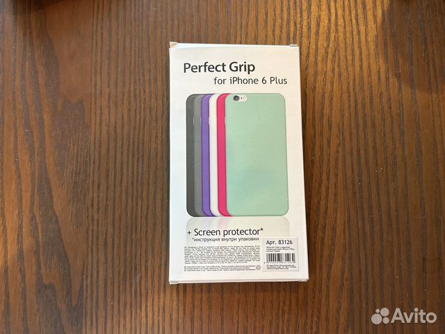 Новый чехол на iPhone 6 plus мятный + пленка