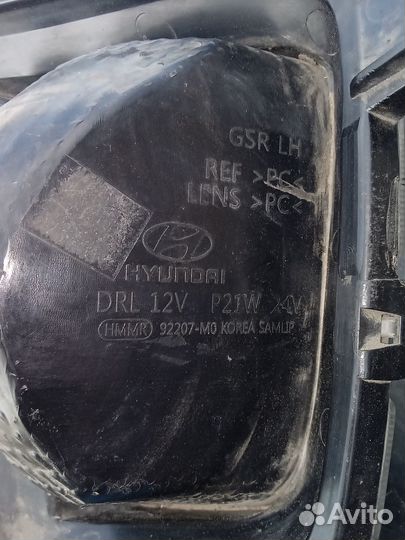 Птф hyundai creta левая 92207-мо