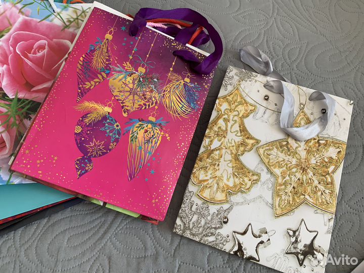 Бумажные подарочные пакеты Подарочные пакетики