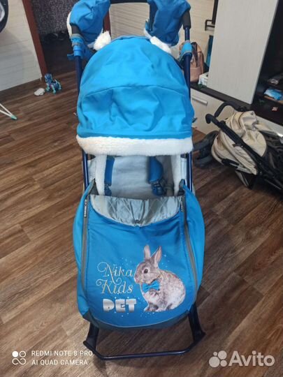 Санки коляска nika 7-2