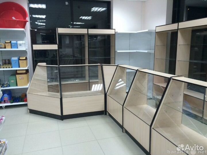 Прилавки для магазина стеклянный
