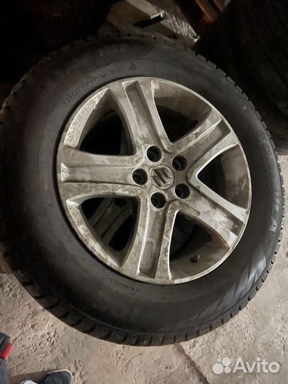 Колеса в сборе r17 зимние шипованные