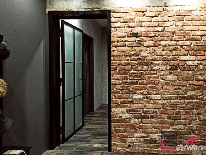 Стеклянная перегородка для зонирования