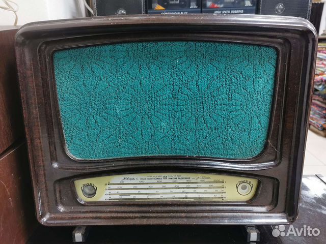 Ламповый радиоприемник СССР Рига 6