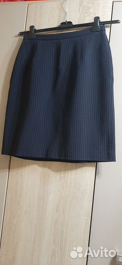 Юбка женская, шерсть/шелк