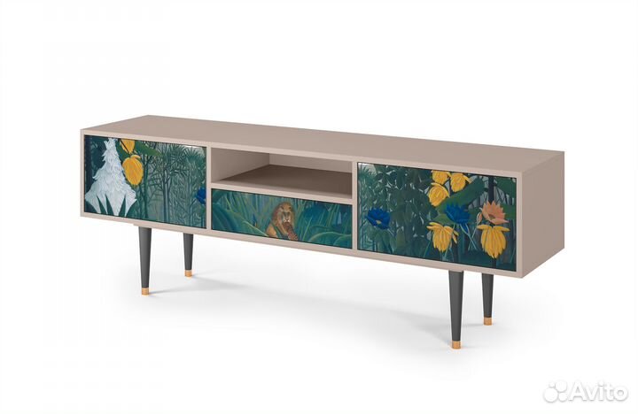 Тв-тумба T6 - Сатин - The Repast of the Lion