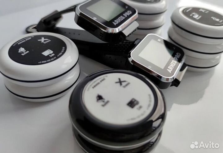 Кнопка вызова персонала, официанта, часы-пейджер