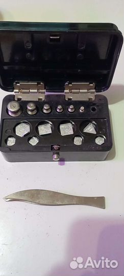 Набор гирек лабораторный СССР