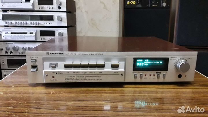 3 Радиотехника магнитофон-приставка М-201 стерео