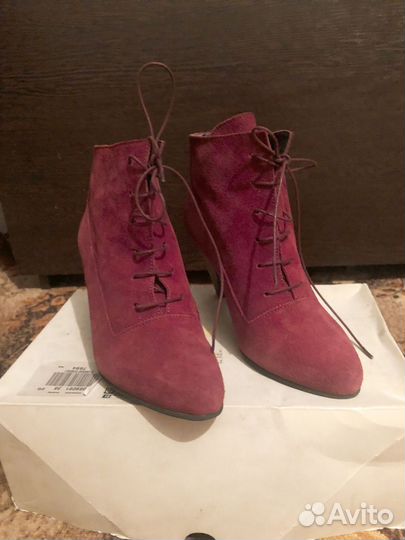 Ботильоны женские 38 размер с острыми носом