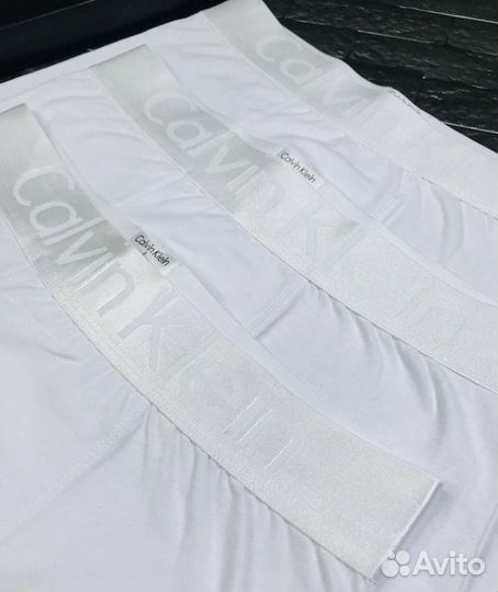 Трусы мужские боксеры белые calvin klein арт.905