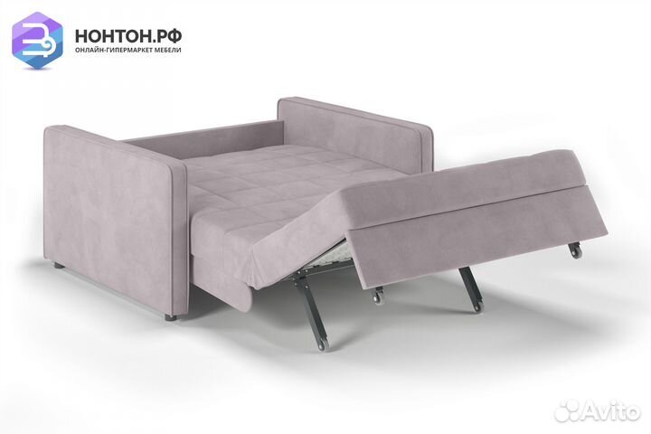 Диван аккордеон Модо серо-бежевый