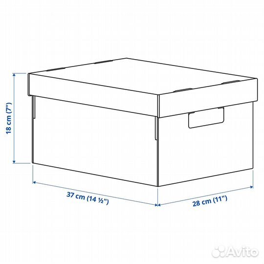 Коробка картонная Пингла Икеа