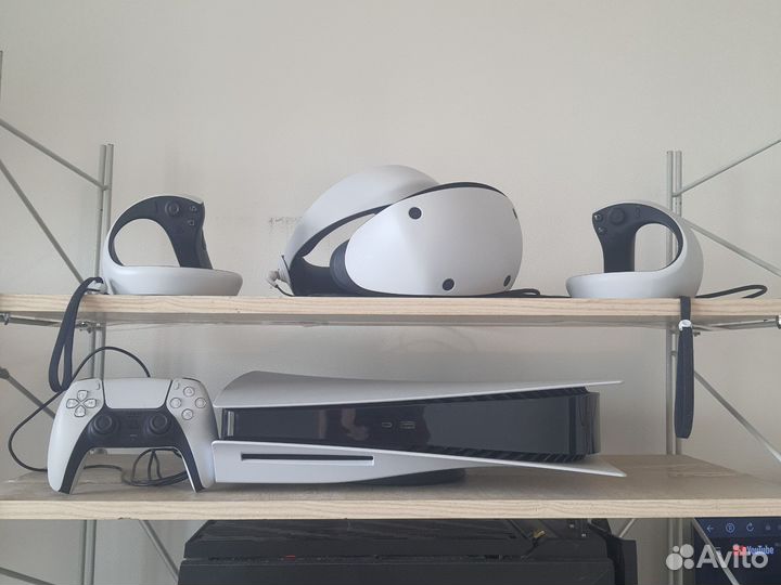 PS5 с дисководом + PS VR2 + 30 игр для VR