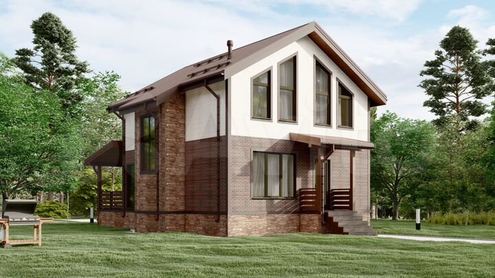 Дом 155 м² на участке 9,1 сот.