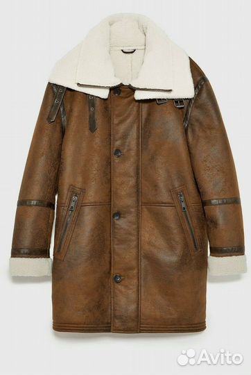 Дубленка зимняя Zara man
