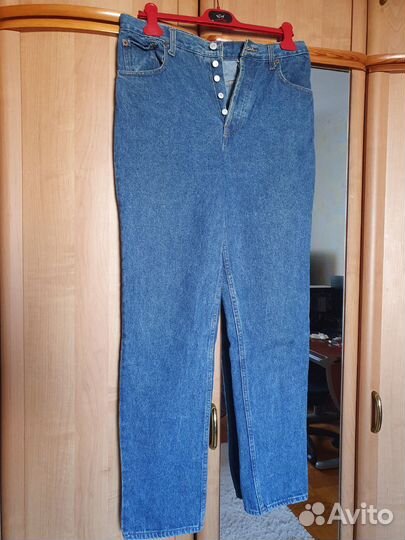 Мужские джинсы levis 501 w34, оригинальные