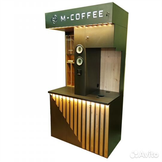 Кофейня самообслуживания, стойка кофе с собой