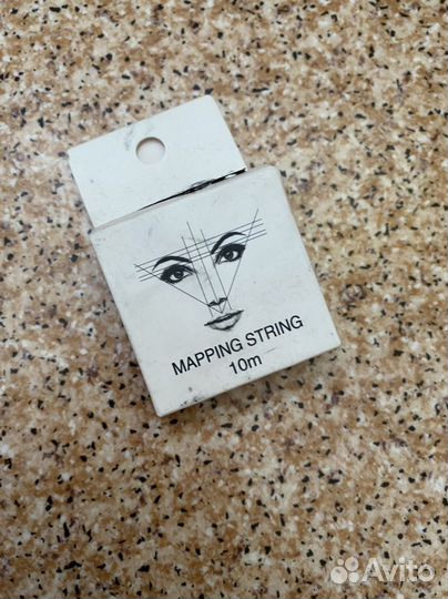 Нить, карандаш для разметки эскиза для бровистов