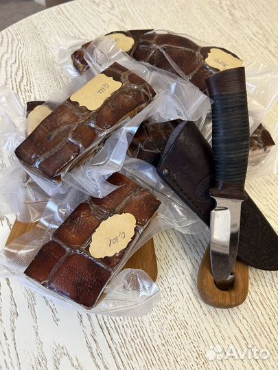 Домашняя грудинка горячего копчения