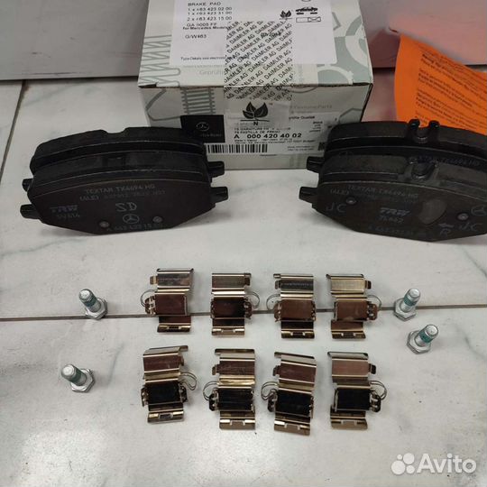 Задние тормозные колодки Mercedes-Benz GLE V167