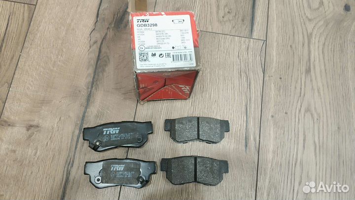 Колодки тормозные задние hyundai SsangYong