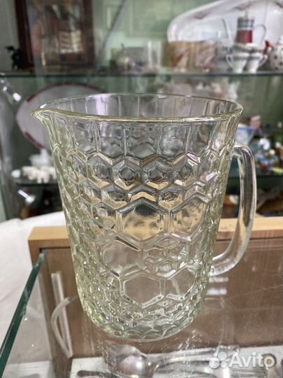 Советское стекло вазы кувшин