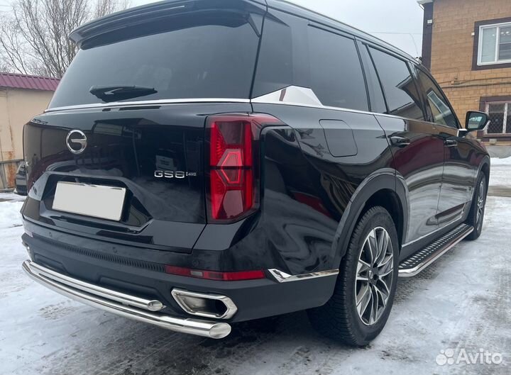 GAC GS8 2023 Защита заднего бампера двойная