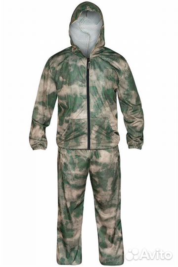 Костюм тактический маскхалат сетка мох