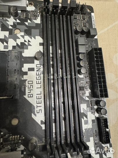 Материнская плата ASRock b450 steel legend