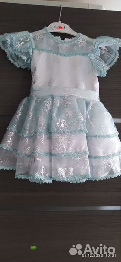 Платье снежинки