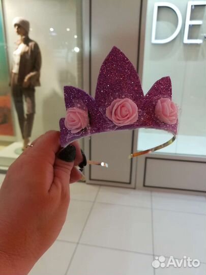 Ободок для волос ручной работы