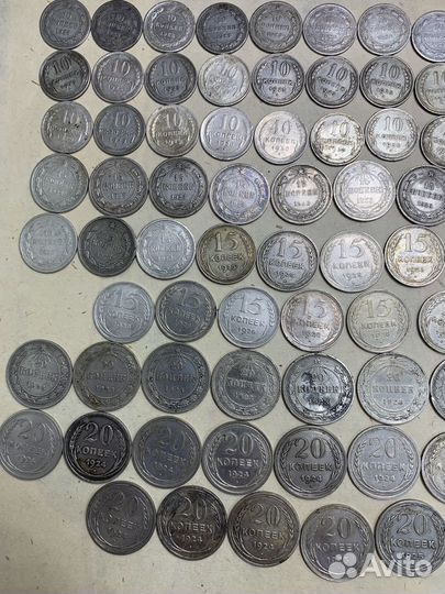 101 серебряная монета СССР