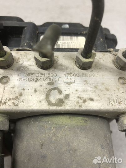 Блок ABS Nissan Tiida C11