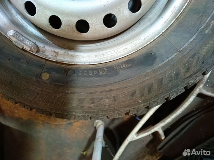 Колеса в сборе с дисками r 13 Хендэ акцент нексия