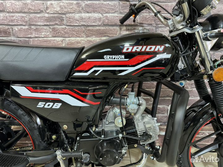 Мопед Orin 50B цпг110 (дуги + кофр) 2024