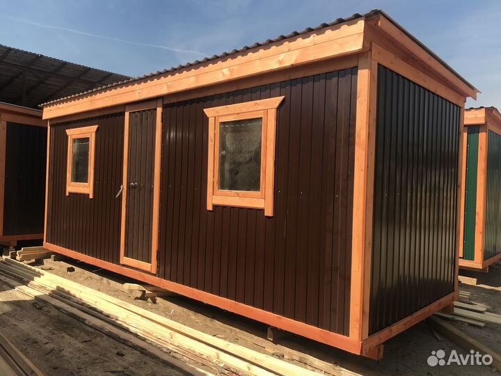 Бытовка новая утепленная 6х2,3м с двумя комнатами