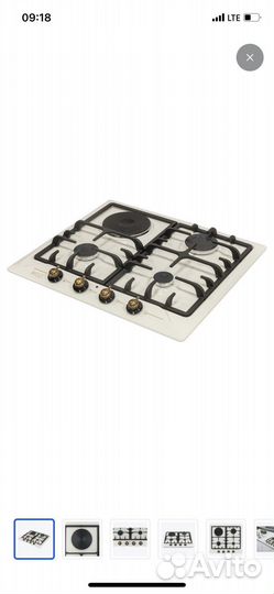 Варочная панель комбинированная