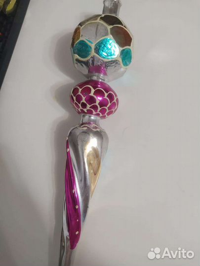 Шпиль верхушка ёлочная игрушка ссср/гдр наконечник