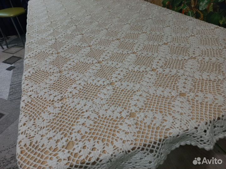 Скатерть белая хлопок