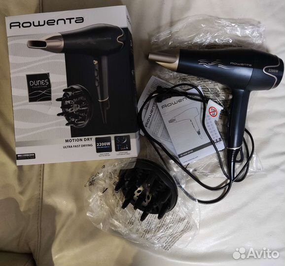 Фен для волос Rowenta Motion Dry