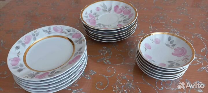 Чайный сервиз вербилки СССР