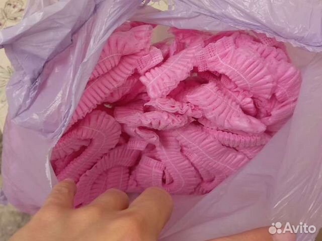 Шапочки одноразовые