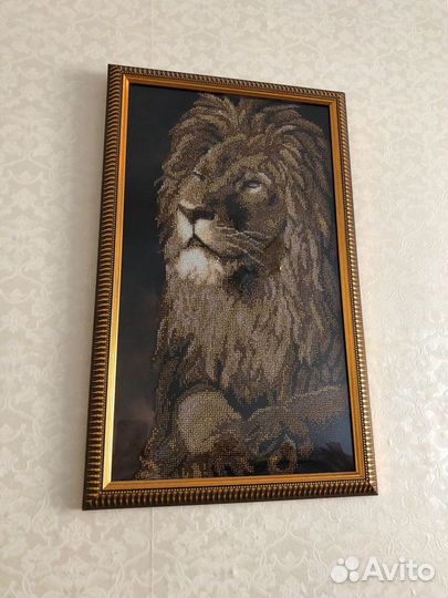 Картина-вышивка из чешского бисера