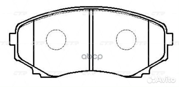 Ckmz-10 Колодки тормозные дисковые перед