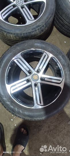 Колеса в сборе r16 летние skoda wv